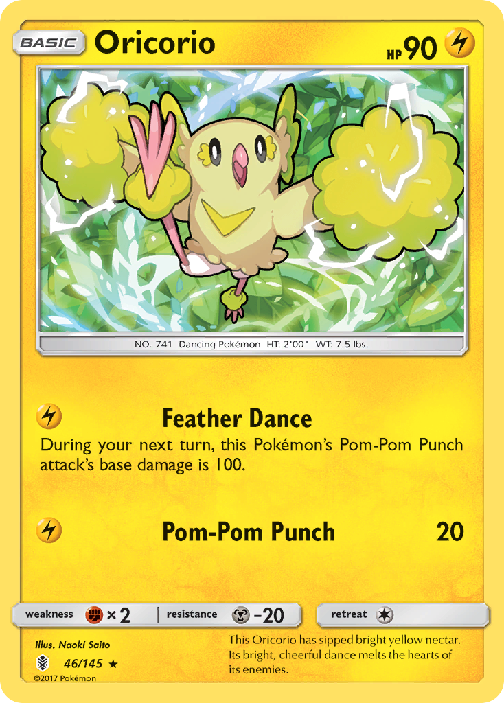 Oricorio (46/145) [Sun & Moon: Guardians Rising] - Destination Retro