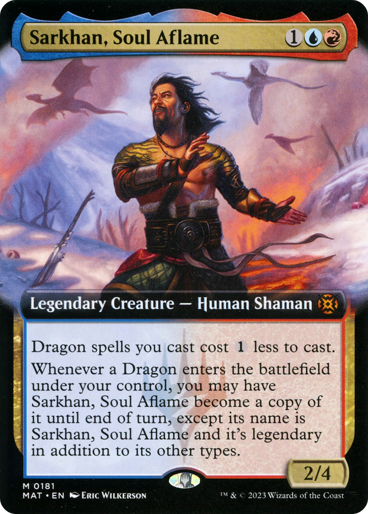 Sarkhan, Soul Aflame (Extended Art) [March of the Machine: The Aftermath] - Destination Retro