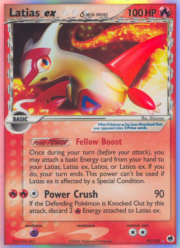 Latias ex (95/101) (Delta Species) [EX: Dragon Frontiers] - Destination Retro