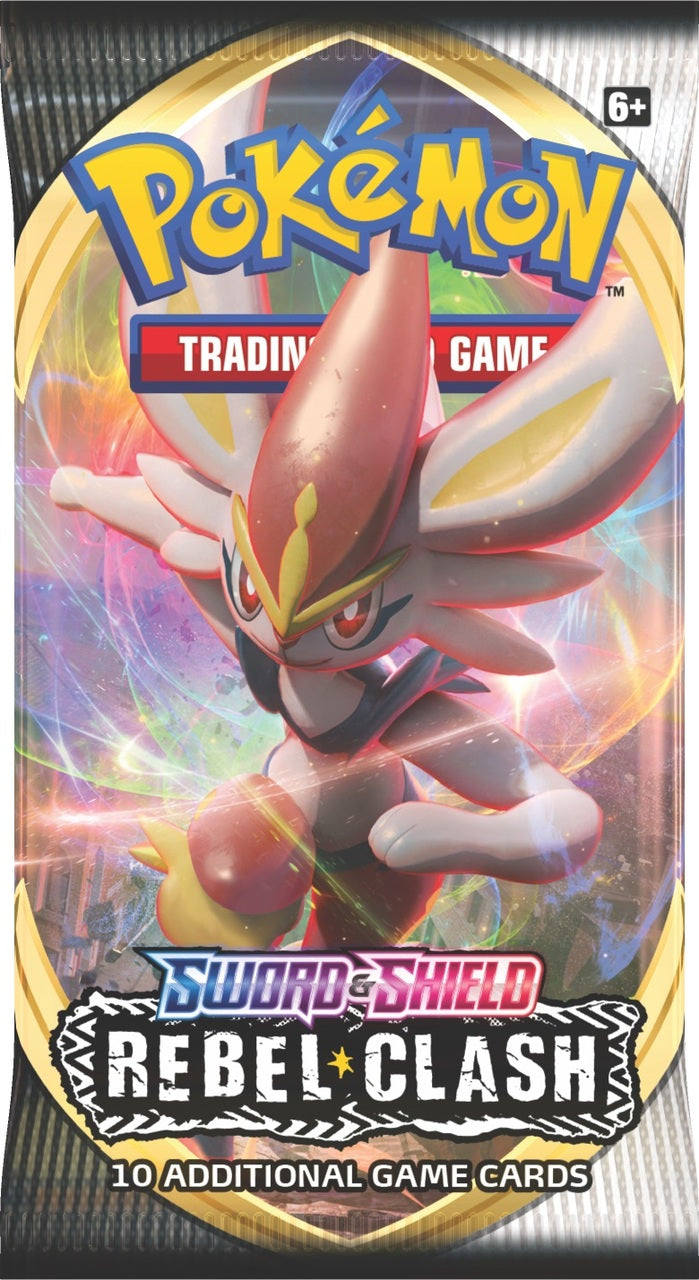 Pokemon Sword and Shield Rebel Clash Booster Pack - Destination Retro