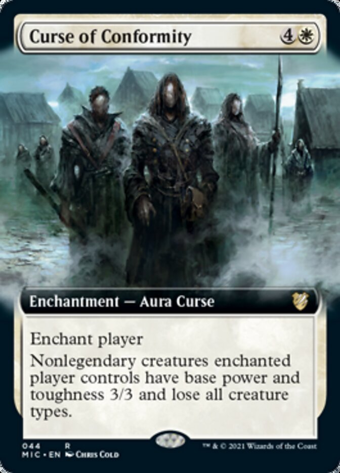 Curse of Conformity (Extended) [Innistrad: Midnight Hunt Commander] - Destination Retro