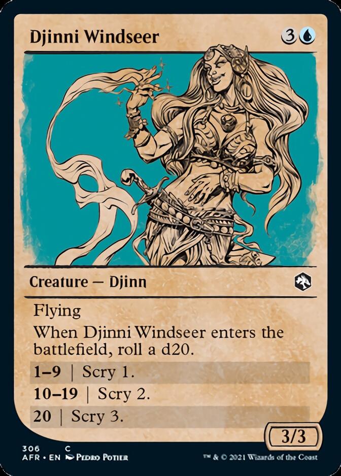 Djinni Windseer (Showcase) [Dungeons & Dragons: Adventures in the Forgotten Realms] - Destination Retro