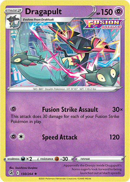 Dragapult (130/264) [Sword & Shield: Fusion Strike] - Destination Retro