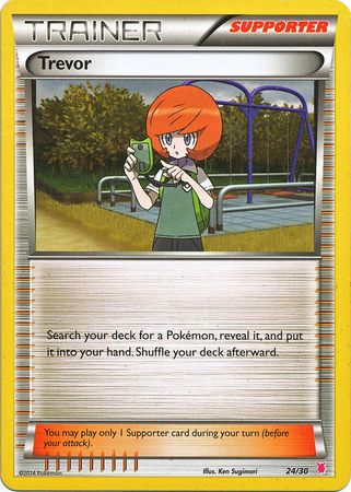 Trevor (24/30) [XY: Trainer Kit - Bisharp & Wigglytuff] - Destination Retro