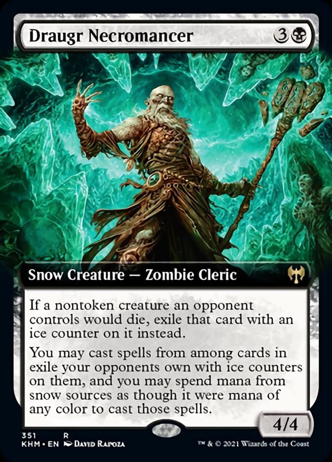 Draugr Necromancer (Extended Art) [Kaldheim] - Destination Retro