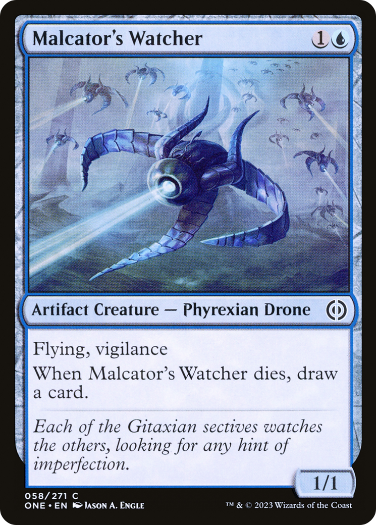 Malcator's Watcher [Phyrexia: All Will Be One] - Destination Retro