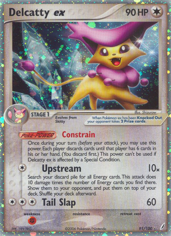 Delcatty ex (91/100) [EX: Crystal Guardians] - Destination Retro