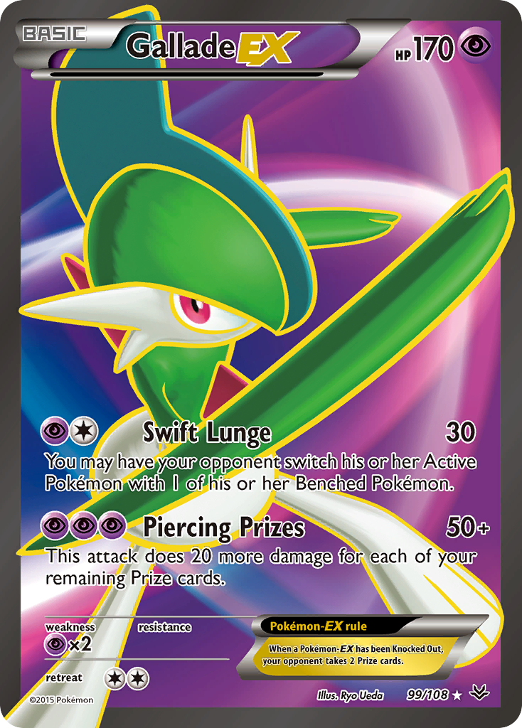 Gallade EX (99/108) [XY: Roaring Skies] - Destination Retro