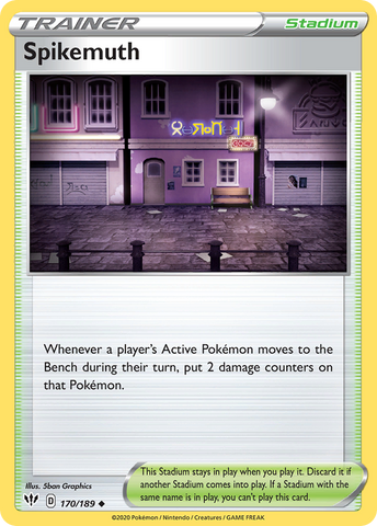 Spikemuth (170/189) [Sword & Shield: Darkness Ablaze] - Destination Retro