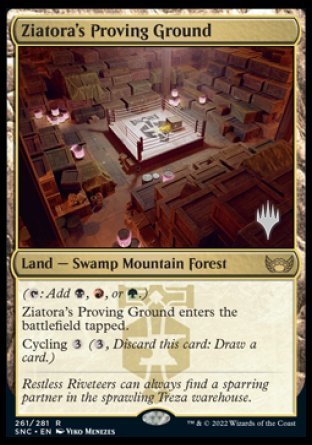 Ziatora's Proving Ground (Promo Pack) [Streets of New Capenna Promos] - Destination Retro