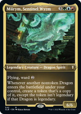 Miirym, Sentinel Wyrm (Foil Etched) [Commander Legends: Battle for Baldur's Gate] - Destination Retro