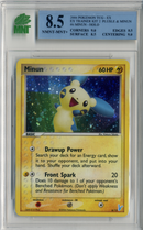 MNT - 8.5 -   Minun - Holo -  Ex Trainer Kit 2: Plusle & Minun - Destination Retro
