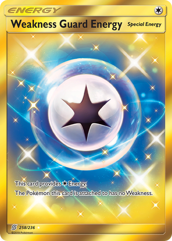 Weakness Guard Energy (258/236) [Sun & Moon: Unified Minds] - Destination Retro