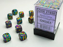 SUPPLIES - DICE - CHX 27850- FESTIVE 36D6 MOSAIC/YELLOW 12MM - Destination Retro