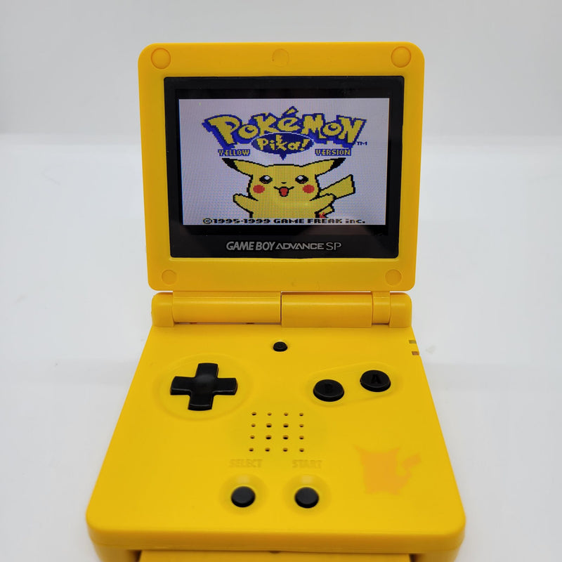 Pikachu Gameboy Advance SP - Custom - Backlit - GameBoy Advance - Destination Retro
