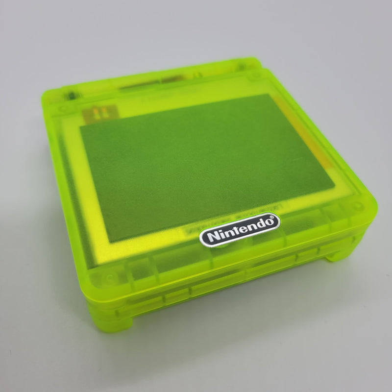 Atomic Green Gameboy Advance SP - Custom - Backlit - GameBoy Advance - Destination Retro