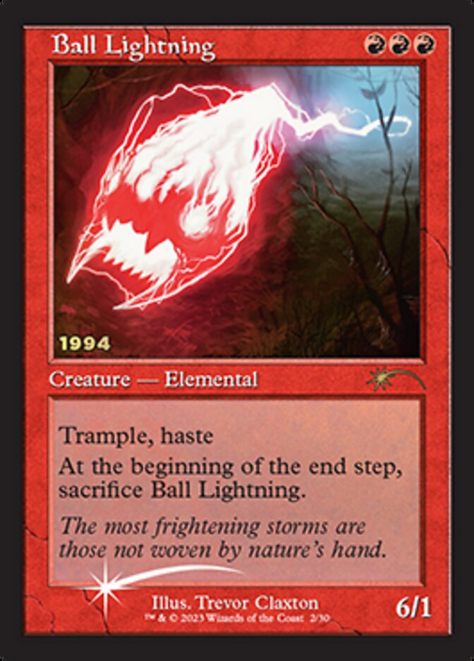 Ball Lightning [30th Anniversary Promos] - Destination Retro