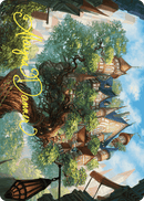 Edgewall Inn Art Card (Gold-Stamped Signature) [Wilds of Eldraine Art Series] - Destination Retro