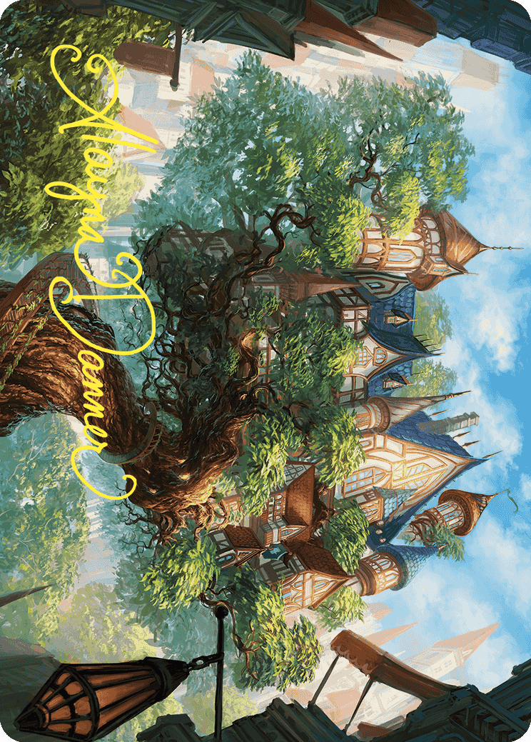 Edgewall Inn Art Card (Gold-Stamped Signature) [Wilds of Eldraine Art Series] - Destination Retro