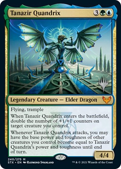 Tanazir Quandrix (Promo Pack) [Strixhaven: School of Mages Promos] - Destination Retro