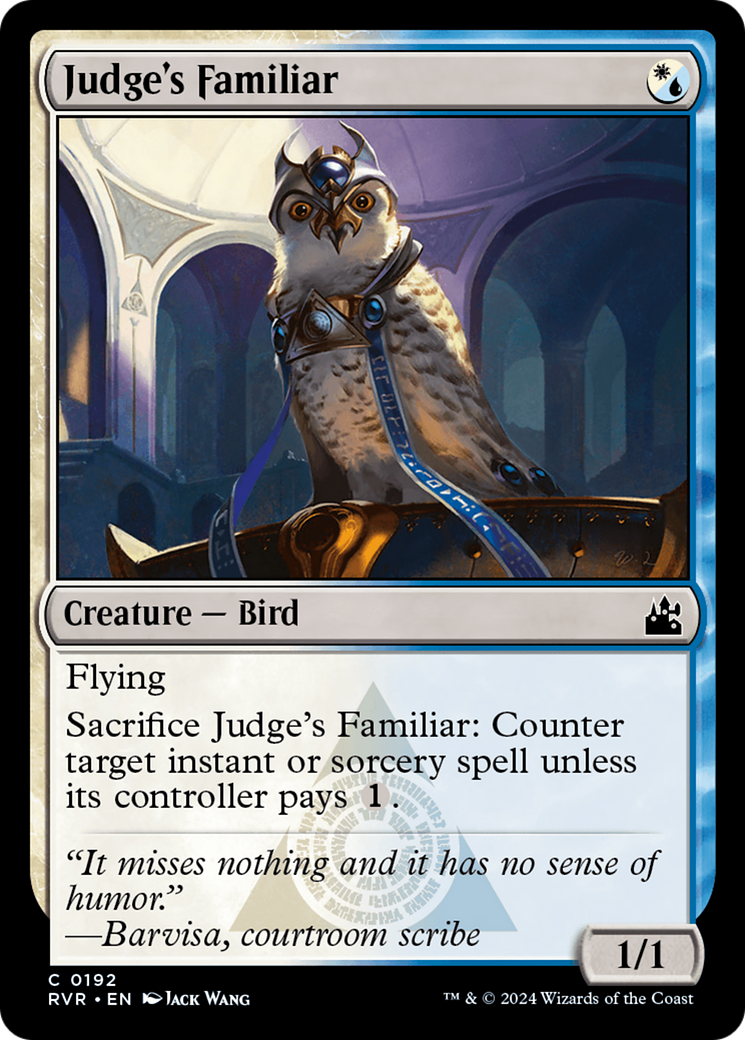 Judge's Familiar [Ravnica Remastered] - Destination Retro