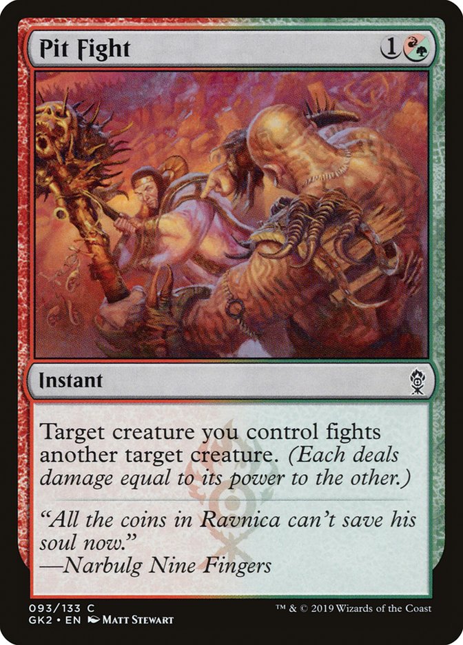 Pit Fight [Ravnica Allegiance Guild Kit] - Destination Retro