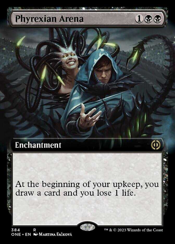 Phyrexian Arena (Extended Art) [Phyrexia: All Will Be One] - Destination Retro