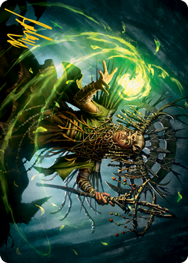 Katilda, Dawnhart Prime Art Card (Gold-Stamped Signature) [Innistrad: Midnight Hunt Art Series] - Destination Retro