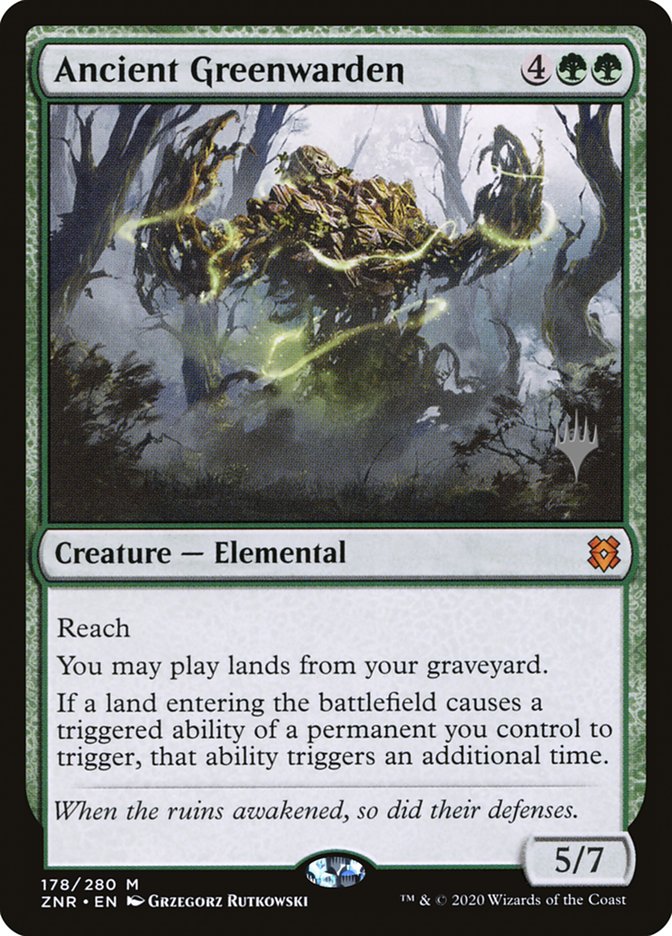 Ancient Greenwarden (Promo Pack) [Zendikar Rising Promos] - Destination Retro