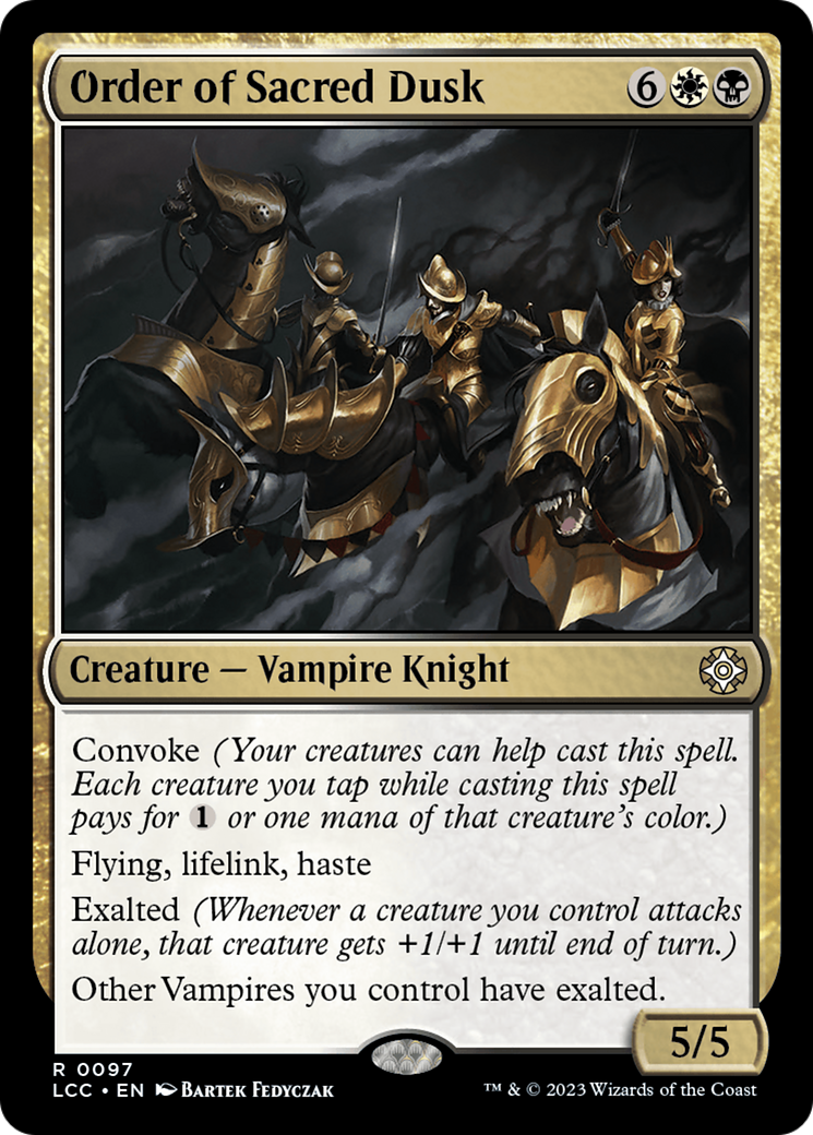 Order of Sacred Dusk [The Lost Caverns of Ixalan Commander] - Destination Retro