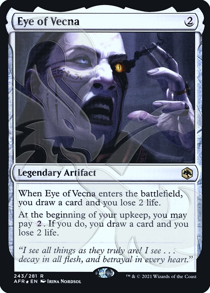 Eye of Vecna (Ampersand Promo) [Dungeons & Dragons: Adventures in the Forgotten Realms Promos] - Destination Retro