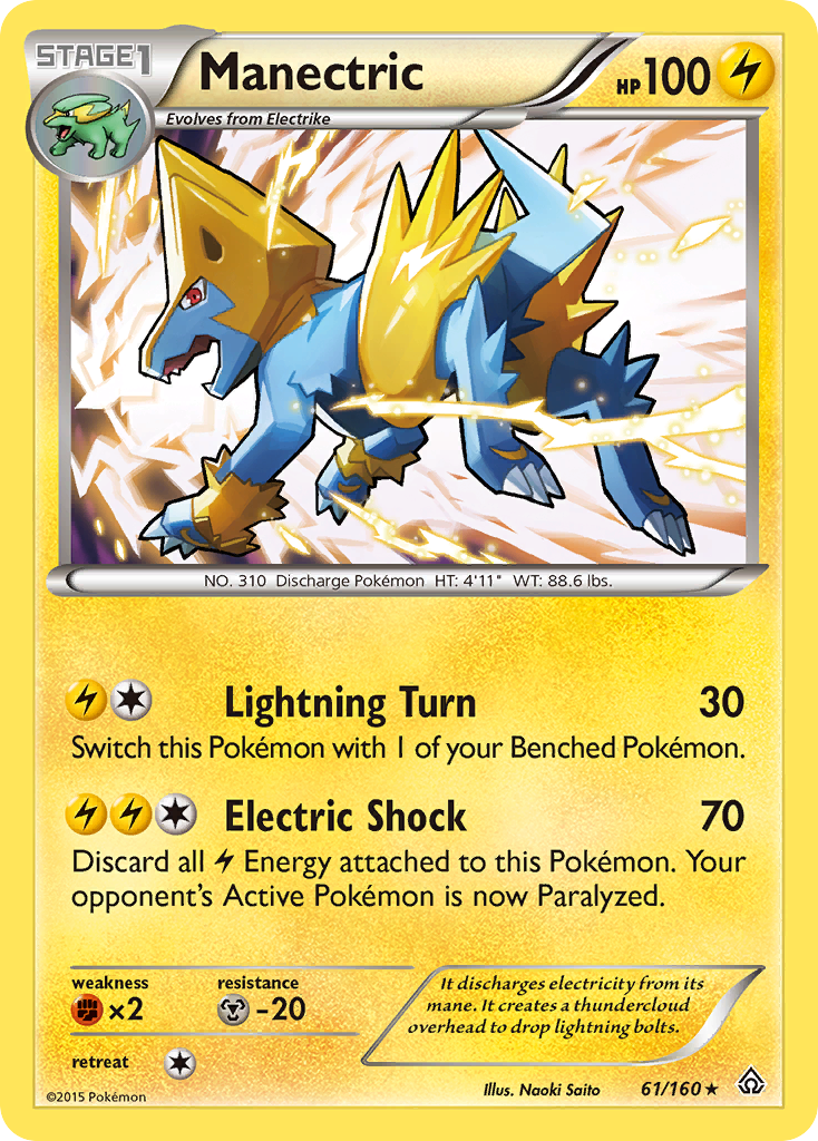 Manectric (61/160) [XY: Primal Clash] - Destination Retro