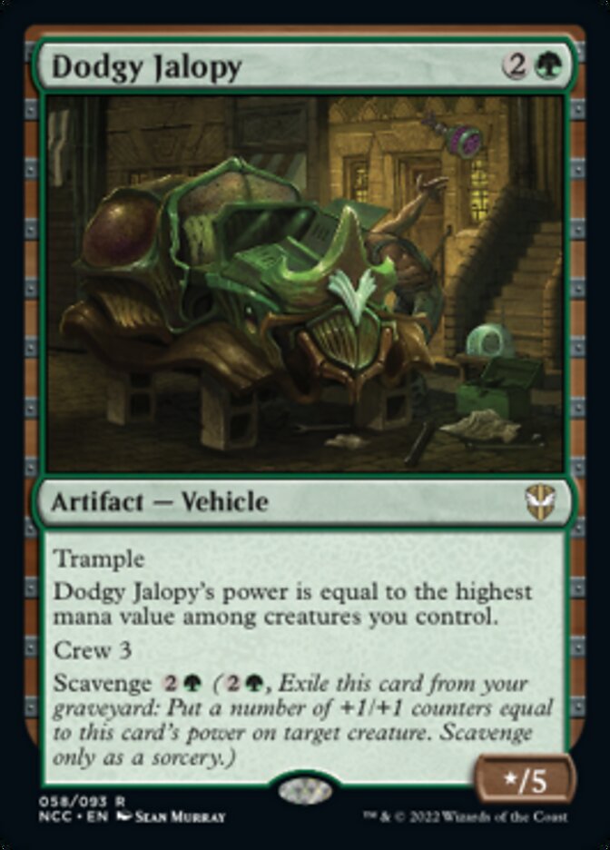 Dodgy Jalopy [Streets of New Capenna Commander] - Destination Retro