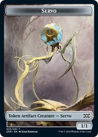 Servo // Thopter (008) Double-sided Token [Double Masters Tokens] - Destination Retro