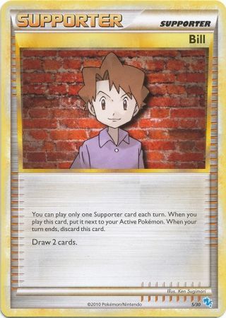 Bill (5/30) [HeartGold & SoulSilver: Trainer Kit - Gyarados & Raichu] - Destination Retro