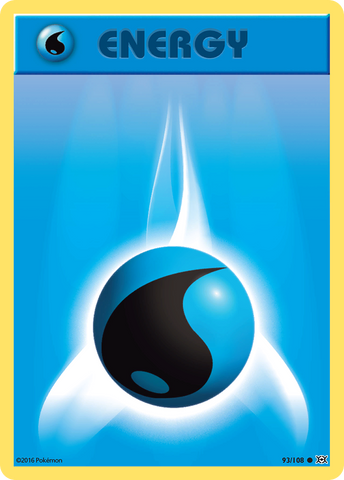 Water Energy (93/108) [XY: Evolutions] - Destination Retro