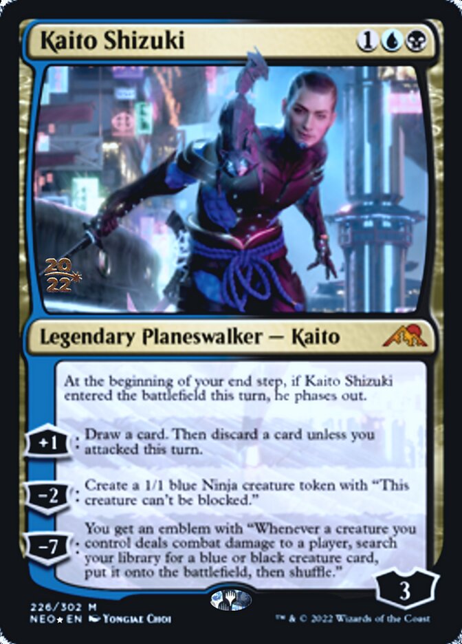 Kaito Shizuki [Kamigawa: Neon Dynasty Prerelease Promos] - Destination Retro