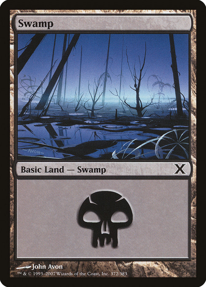 Swamp (372) [Tenth Edition] - Destination Retro