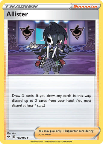 Allister (146) [Sword & Shield: Vivid Voltage] - Destination Retro