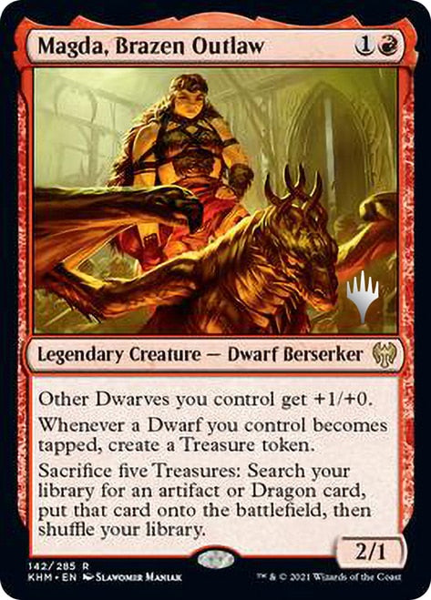 Magda, Brazen Outlaw [Kaldheim Promo Pack] - Destination Retro