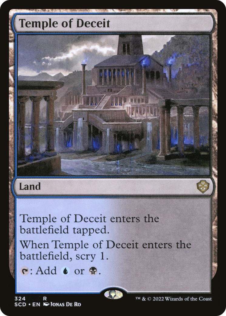 Temple of Deceit [Starter Commander Decks] - Destination Retro