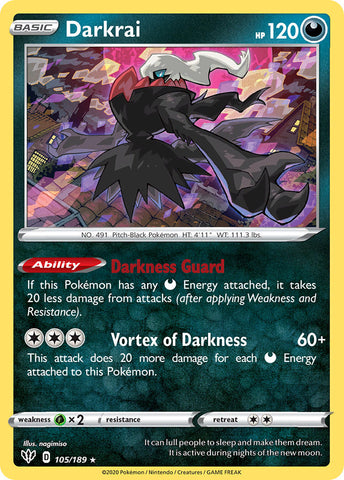 Darkrai (105/189) [Theme Deck Exclusives] - Destination Retro