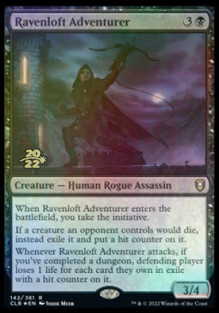 Ravenloft Adventurer [Commander Legends: Battle for Baldur's Gate Prerelease Promos] - Destination Retro