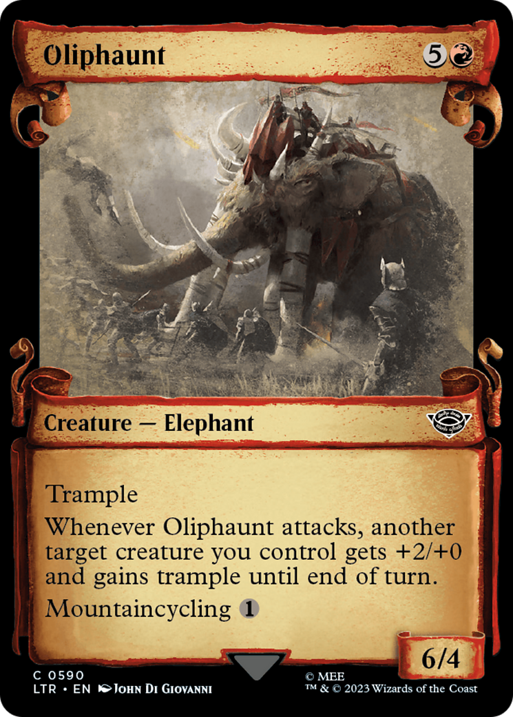 Oliphaunt [The Lord of the Rings: Tales of Middle-Earth Showcase Scrolls] - Destination Retro