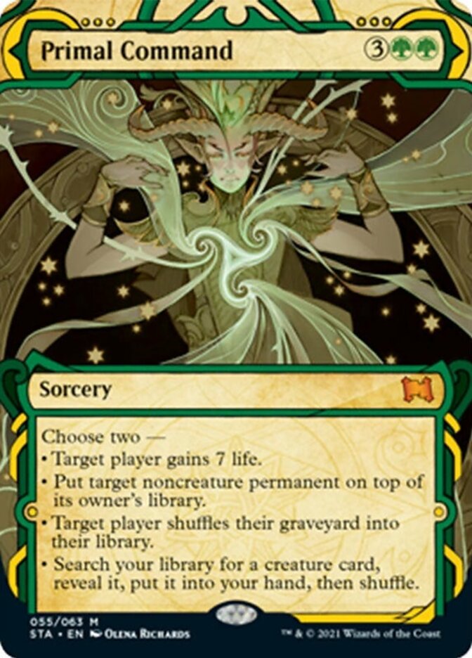 Primal Command (Etched Foil) [Strixhaven Mystical Archive] - Destination Retro