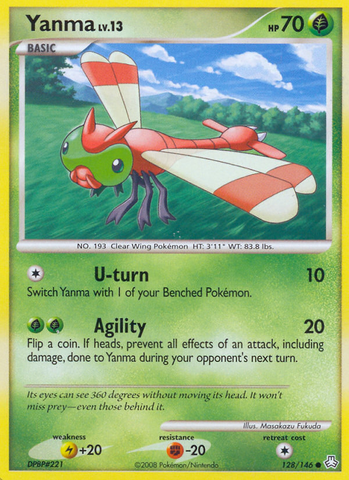Yanma (128/146) [Diamond & Pearl: Legends Awakened] - Destination Retro