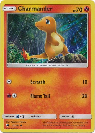 Charmander (18/147) (Premium Collection Promo) [Sun & Moon: Burning Shadows] - Destination Retro