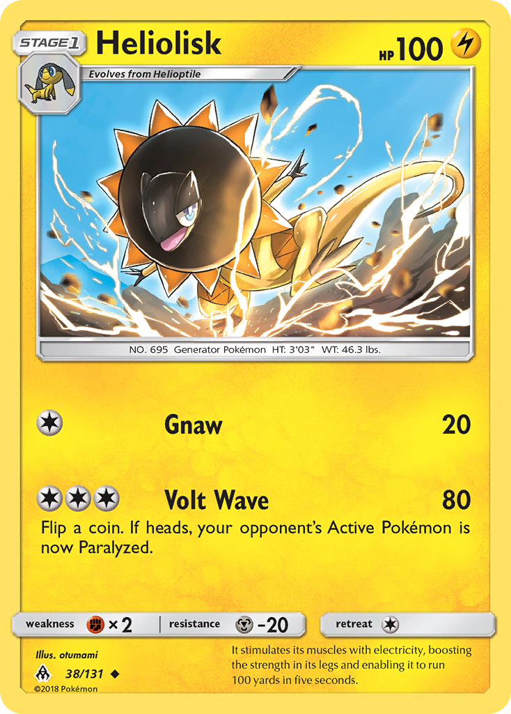 Heliolisk (38/131) [Sun & Moon: Forbidden Light] - Destination Retro