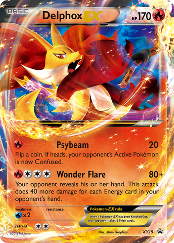 Delphox EX (XY19) [XY: Black Star Promos] - Destination Retro