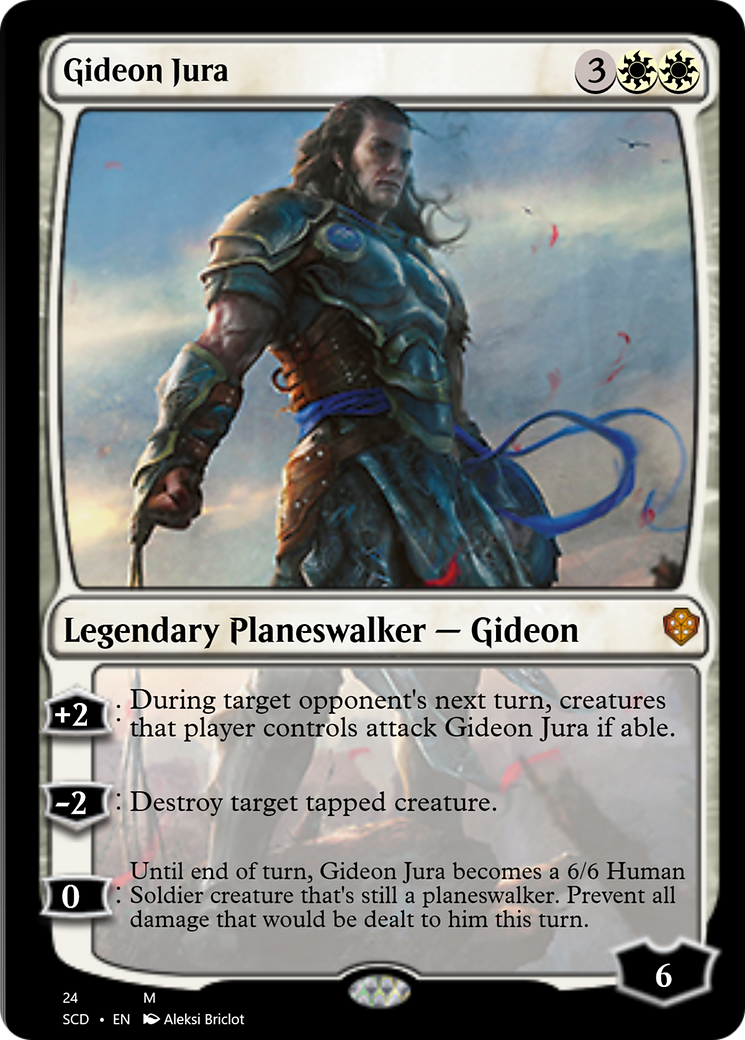 Gideon Jura [Starter Commander Decks] - Destination Retro